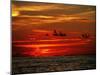 Tropical Sunset over the Sabah Coastline-Andrea Ferrari-Mounted Photographic Print