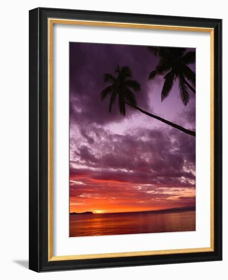 Tropical Sunset-Michele Westmorland-Framed Photographic Print