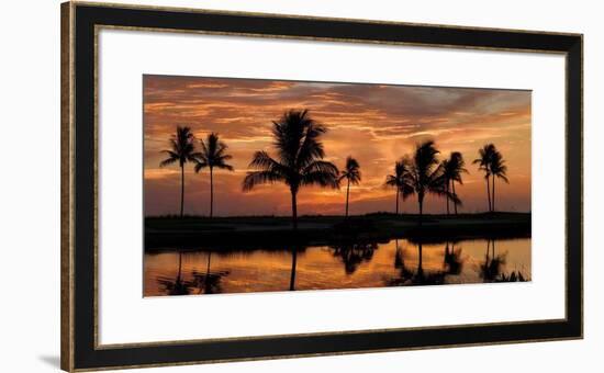 Tropical Sunsets II-Mike Jones-Framed Art Print