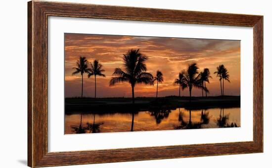 Tropical Sunsets II-Mike Jones-Framed Giclee Print