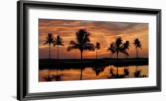 Tropical Sunsets II-Mike Jones-Framed Giclee Print