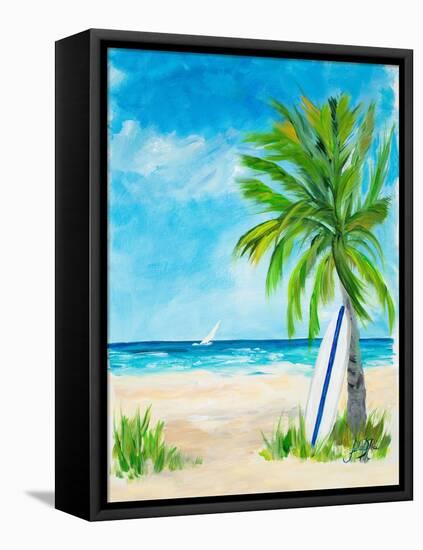 Tropical Surf I-Julie DeRice-Framed Stretched Canvas