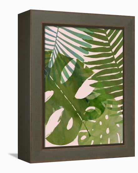 Tropical Tangle II-Victoria Borges-Framed Stretched Canvas