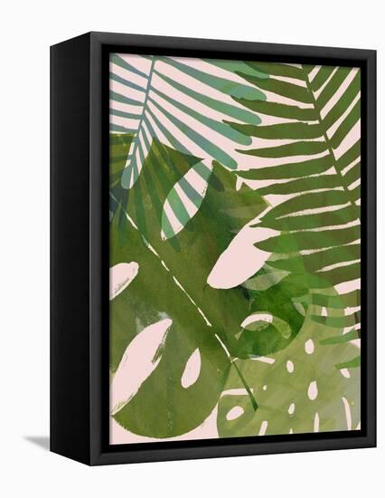 Tropical Tangle II-Victoria Borges-Framed Stretched Canvas