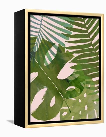 Tropical Tangle II-Victoria Borges-Framed Stretched Canvas