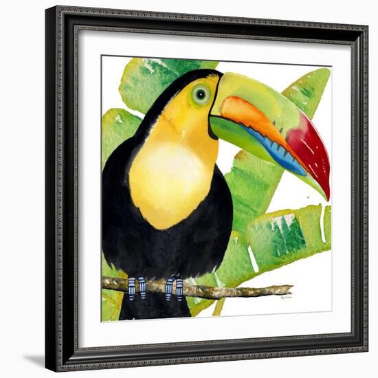 Tropical Toucan-Mary Escobedo-Framed Art Print