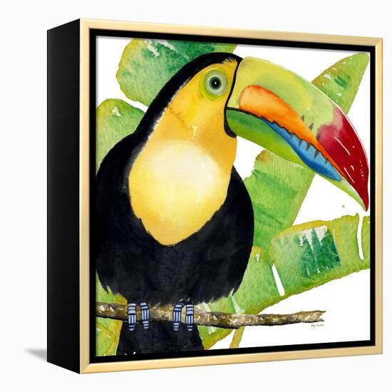 Tropical Toucan-Mary Escobedo-Framed Stretched Canvas