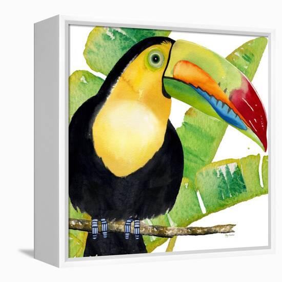 Tropical Toucan-Mary Escobedo-Framed Stretched Canvas