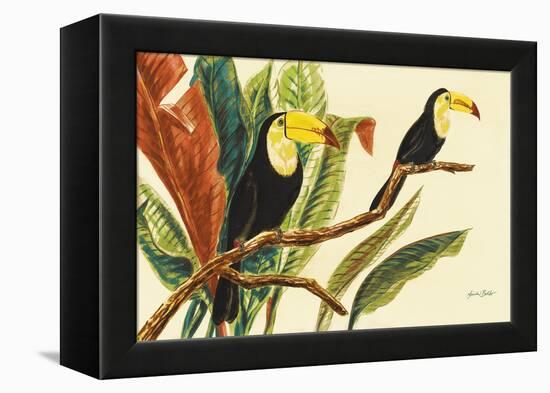 Tropical Toucans II-Linda Baliko-Framed Stretched Canvas