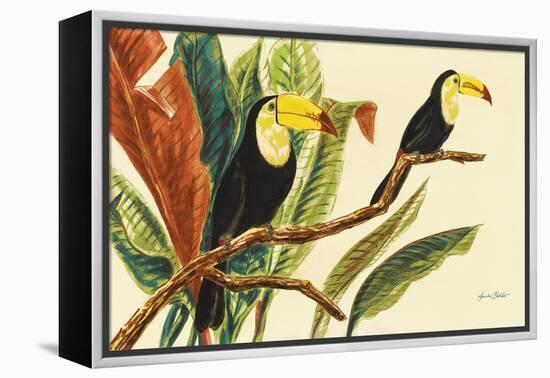 Tropical Toucans II-Linda Baliko-Framed Stretched Canvas