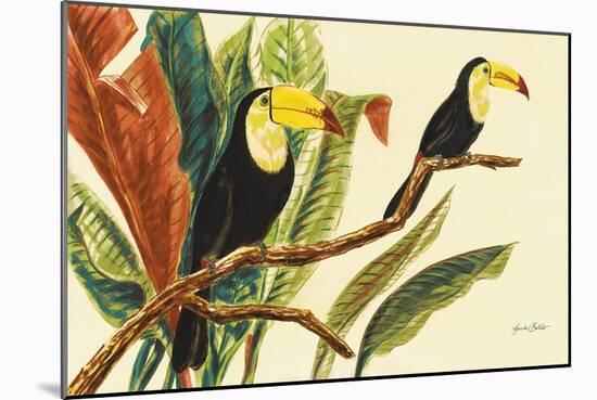 Tropical Toucans II-Linda Baliko-Mounted Art Print