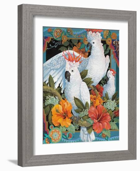 Tropical Trio-David Galchutt-Framed Giclee Print