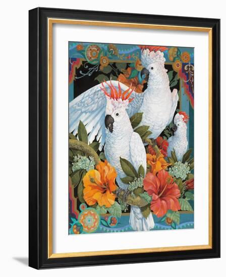 Tropical Trio-David Galchutt-Framed Giclee Print