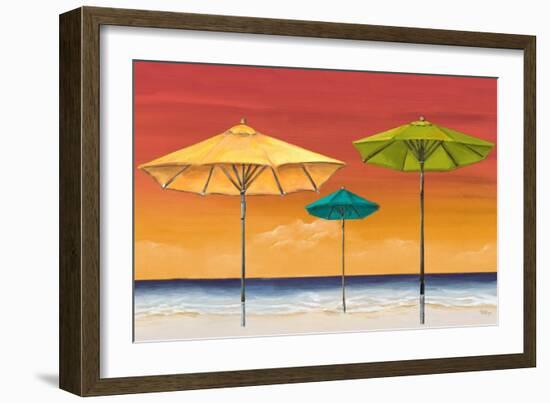 Tropical Umbrellas I-Tiffany Hakimipour-Framed Art Print