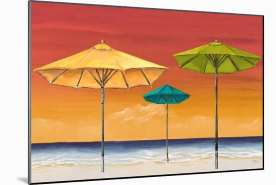 Tropical Umbrellas I-Tiffany Hakimipour-Mounted Art Print