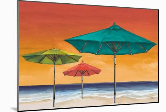Tropical Umbrellas II-Tiffany Hakimipour-Mounted Art Print