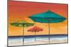 Tropical Umbrellas II-Tiffany Hakimipour-Mounted Art Print