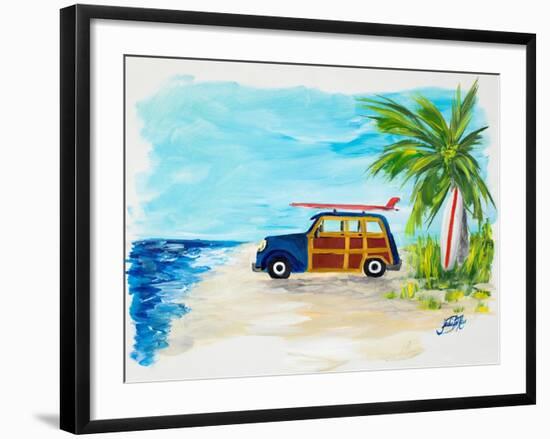 Tropical Vacation I-Julie DeRice-Framed Art Print