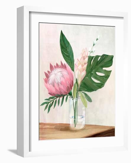 Tropical Vase I-Aria K-Framed Art Print