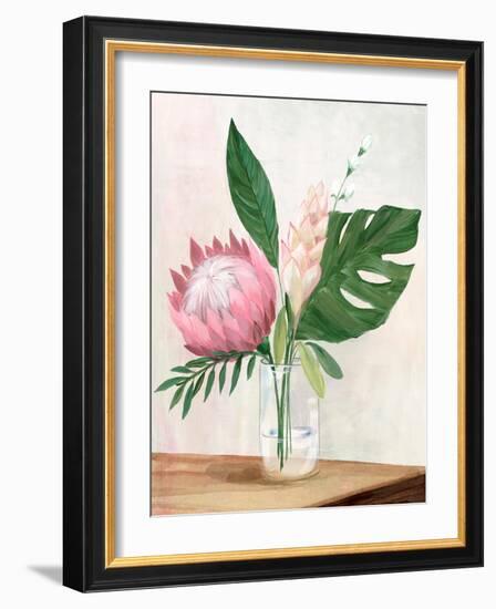 Tropical Vase I-Aria K-Framed Art Print