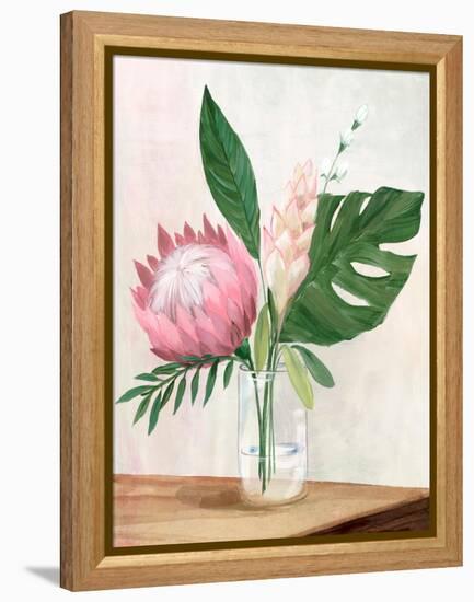 Tropical Vase I-Aria K-Framed Stretched Canvas