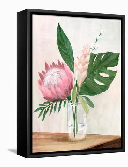 Tropical Vase I-Aria K-Framed Stretched Canvas