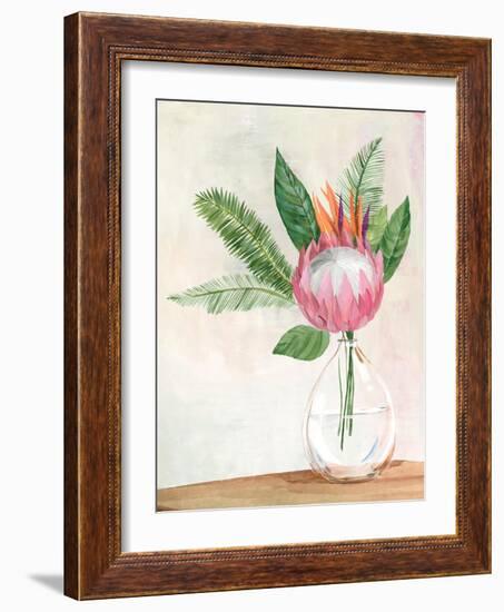 Tropical Vase II-Aria K-Framed Art Print