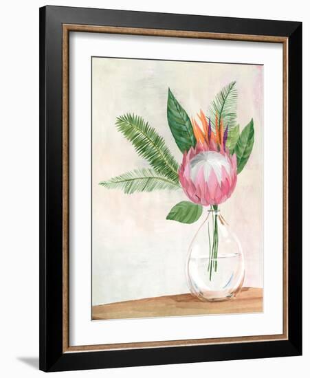 Tropical Vase II-Aria K-Framed Art Print