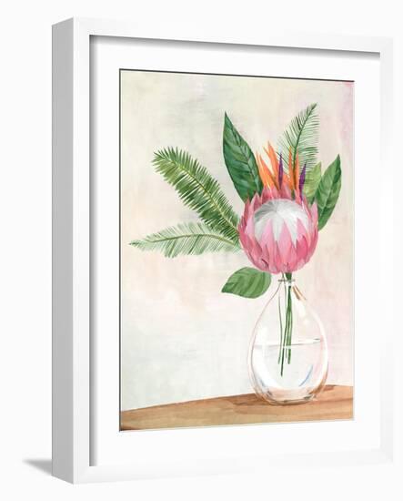 Tropical Vase II-Aria K-Framed Art Print