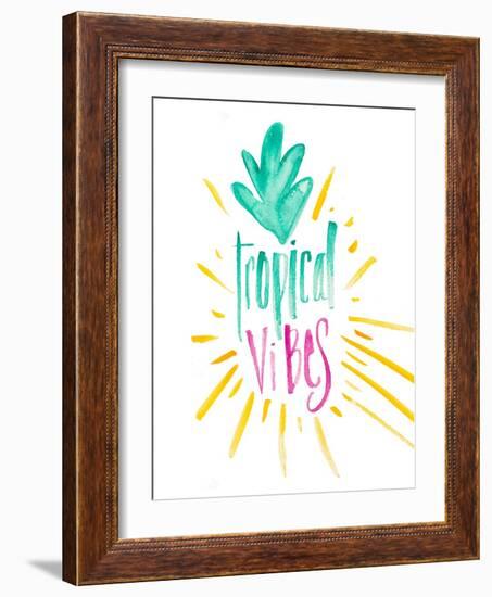 Tropical Vibes-Susan Bryant-Framed Art Print