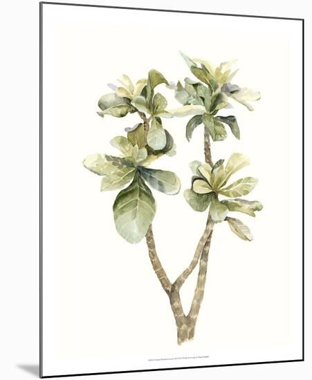 Tropical Watercolor Leaves III-Megan Meagher-Mounted Giclee Print
