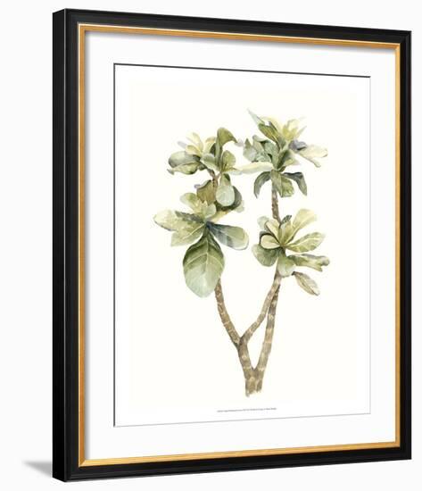 Tropical Watercolor Leaves III-Megan Meagher-Framed Giclee Print