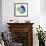 Tropical Wave Circle-Florence Delva-Framed Giclee Print displayed on a wall