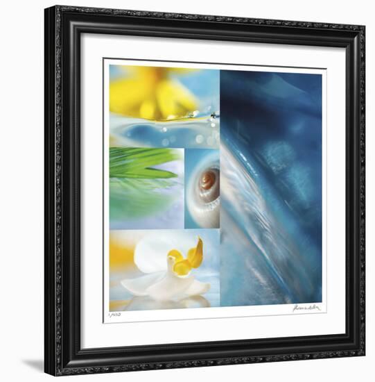 Tropical Wave-Florence Delva-Framed Giclee Print