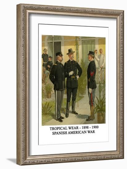 Tropical Wear - 1898 - 1900 - Spanish American War-Henry Alexander Ogden-Framed Art Print