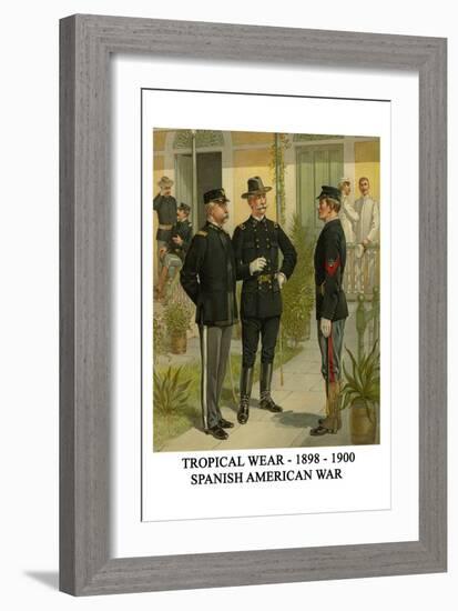 Tropical Wear - 1898 - 1900 - Spanish American War-Henry Alexander Ogden-Framed Art Print