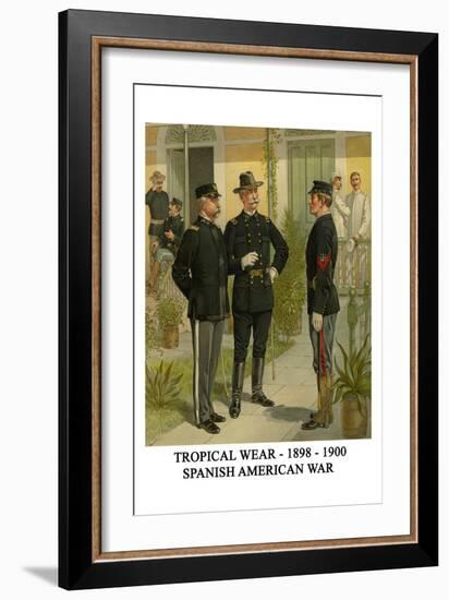 Tropical Wear - 1898 - 1900 - Spanish American War-Henry Alexander Ogden-Framed Art Print