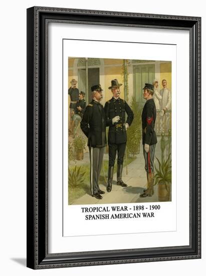 Tropical Wear - 1898 - 1900 - Spanish American War-Henry Alexander Ogden-Framed Art Print