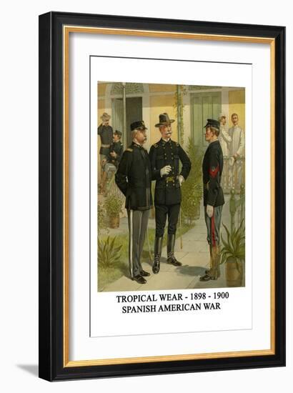 Tropical Wear - 1898 - 1900 - Spanish American War-Henry Alexander Ogden-Framed Art Print