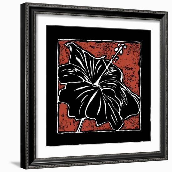 Tropical Woodblock I-Chariklia Zarris-Framed Art Print