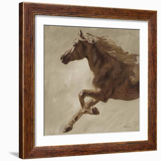 Trot-Julianne Marcoux-Framed Art Print