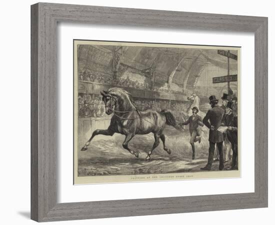 Trotting at the Islington Horse Show-Basil Bradley-Framed Giclee Print