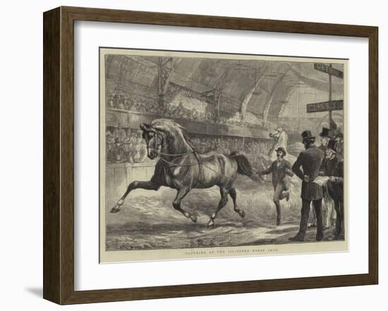 Trotting at the Islington Horse Show-Basil Bradley-Framed Giclee Print