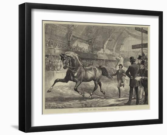 Trotting at the Islington Horse Show-Basil Bradley-Framed Giclee Print