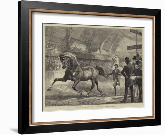 Trotting at the Islington Horse Show-Basil Bradley-Framed Giclee Print