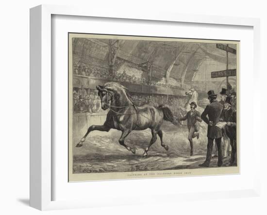 Trotting at the Islington Horse Show-Basil Bradley-Framed Giclee Print