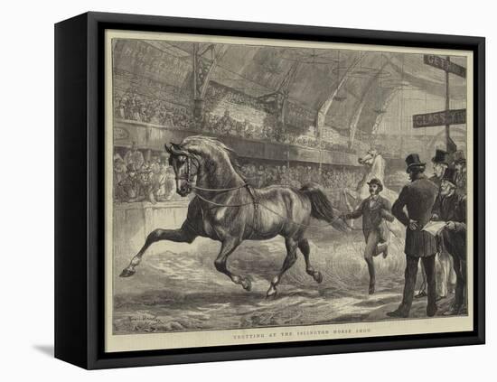 Trotting at the Islington Horse Show-Basil Bradley-Framed Premier Image Canvas