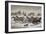 Trotting Cracks in the Snow-Currier & Ives-Framed Giclee Print