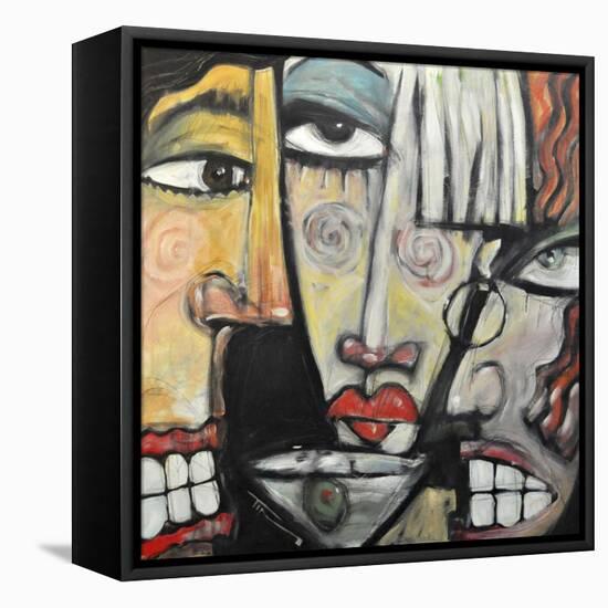 Trouble at Martini Bar-Tim Nyberg-Framed Premier Image Canvas