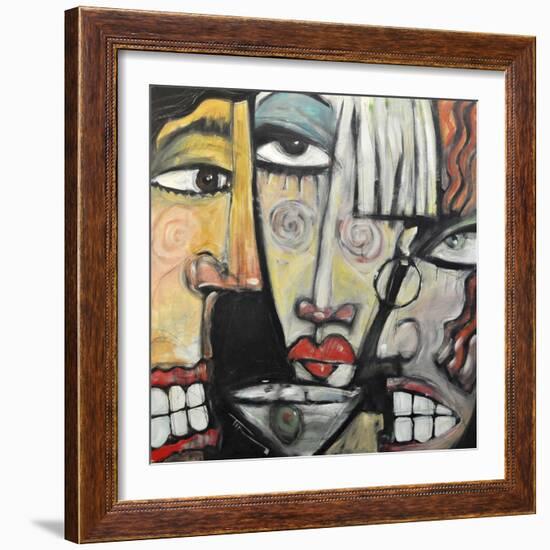 Trouble at Martini Bar-Tim Nyberg-Framed Giclee Print